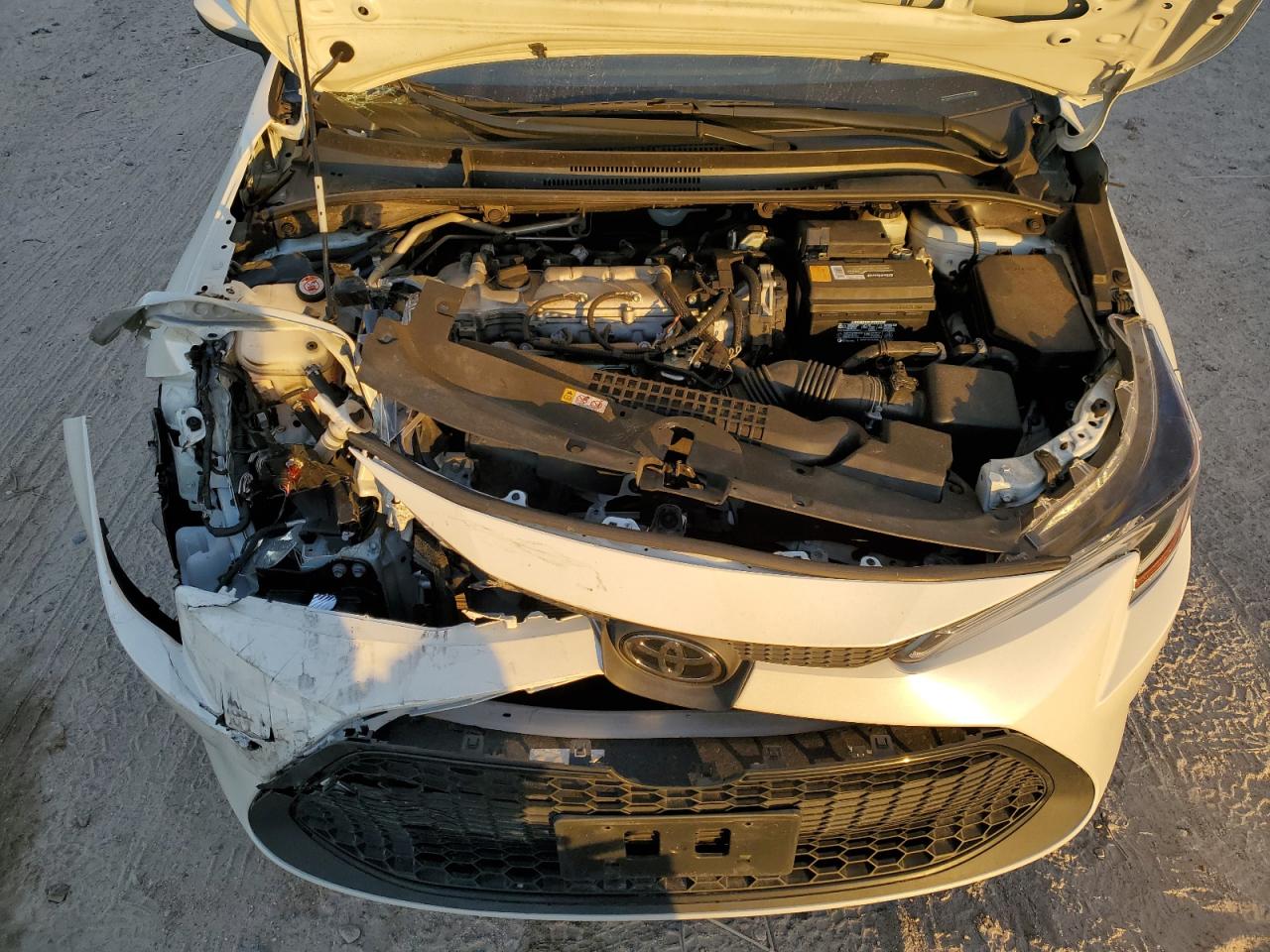 2021 Toyota Corolla VIN JTDEPMAE9MJ144438 Copart auction photo, rear end / all over damage thumbnail 11