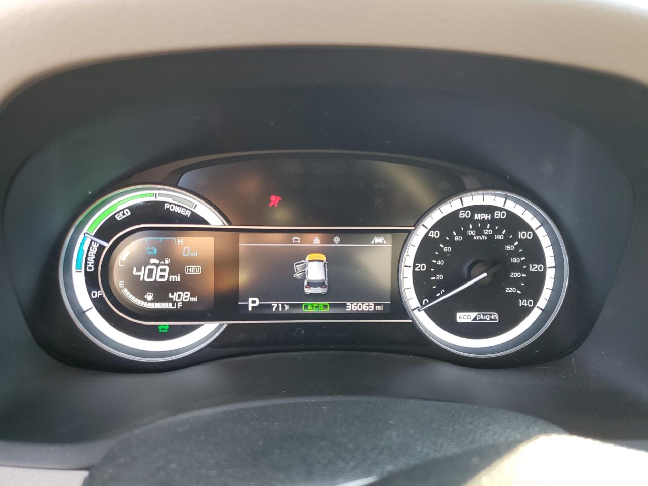 2018 KIA Niro VIN KNDCM3LD3J5212994 Copart auction photo, side damage thumbnail 9