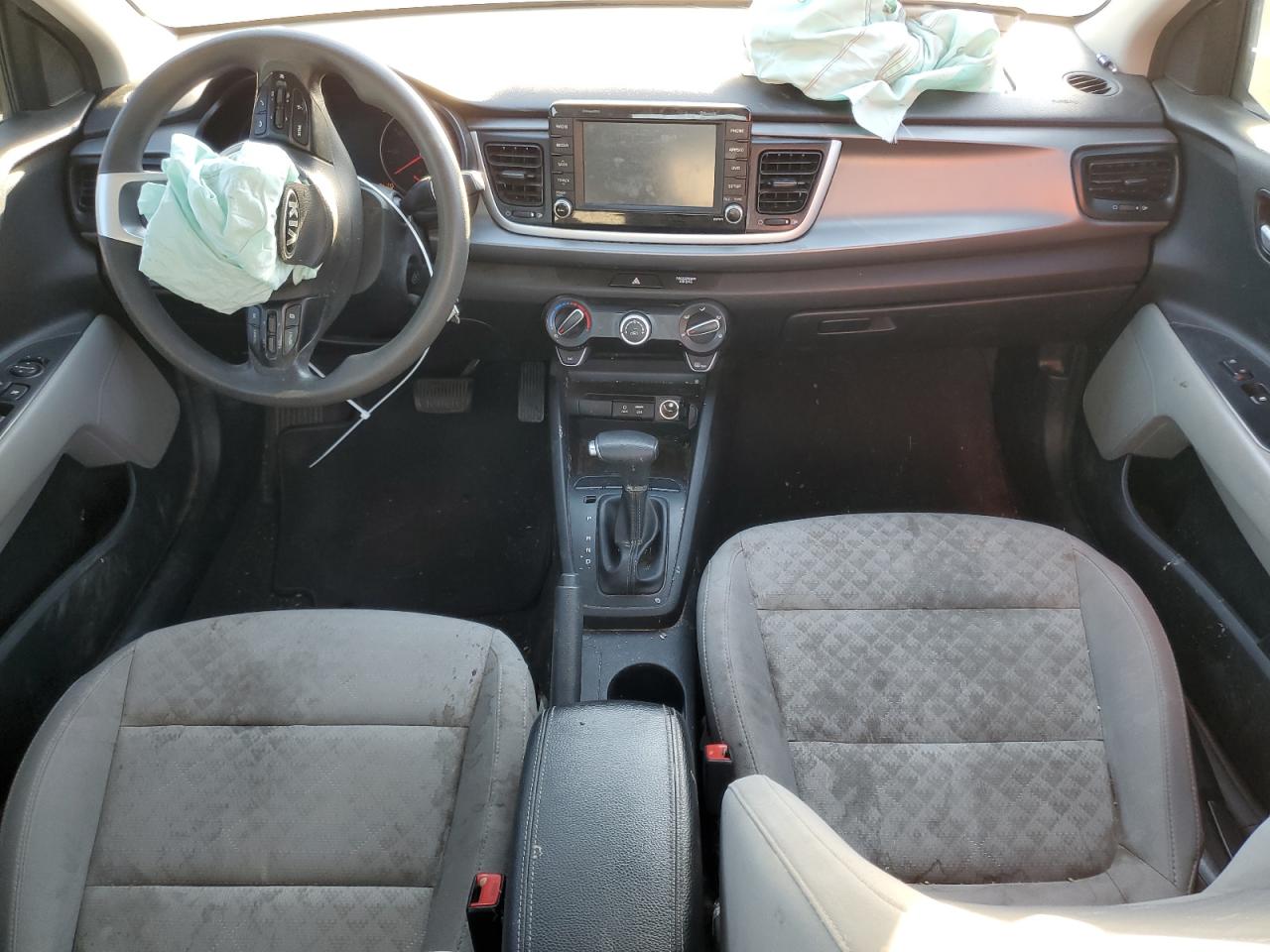 2019 KIA Rio VIN 3KPA24AB3KE217266 Copart auction photo, hail / minor dent/scratches damage thumbnail 8