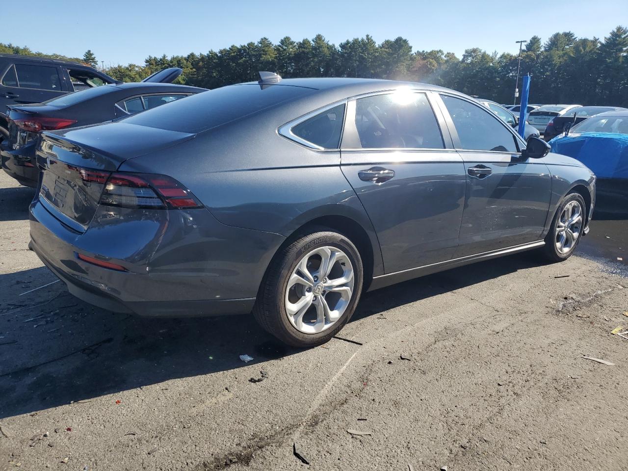 2024 Honda Accord VIN 1HGCY1F27RA027564 Copart auction photo, side / rear end damage thumbnail 3