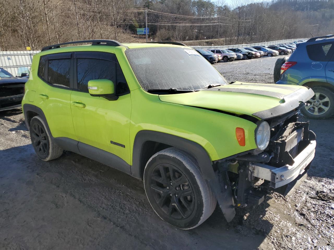 2018 Jeep Renegade VIN ZACCJABB9JPJ04882 Copart auction photo, front end damage thumbnail 4