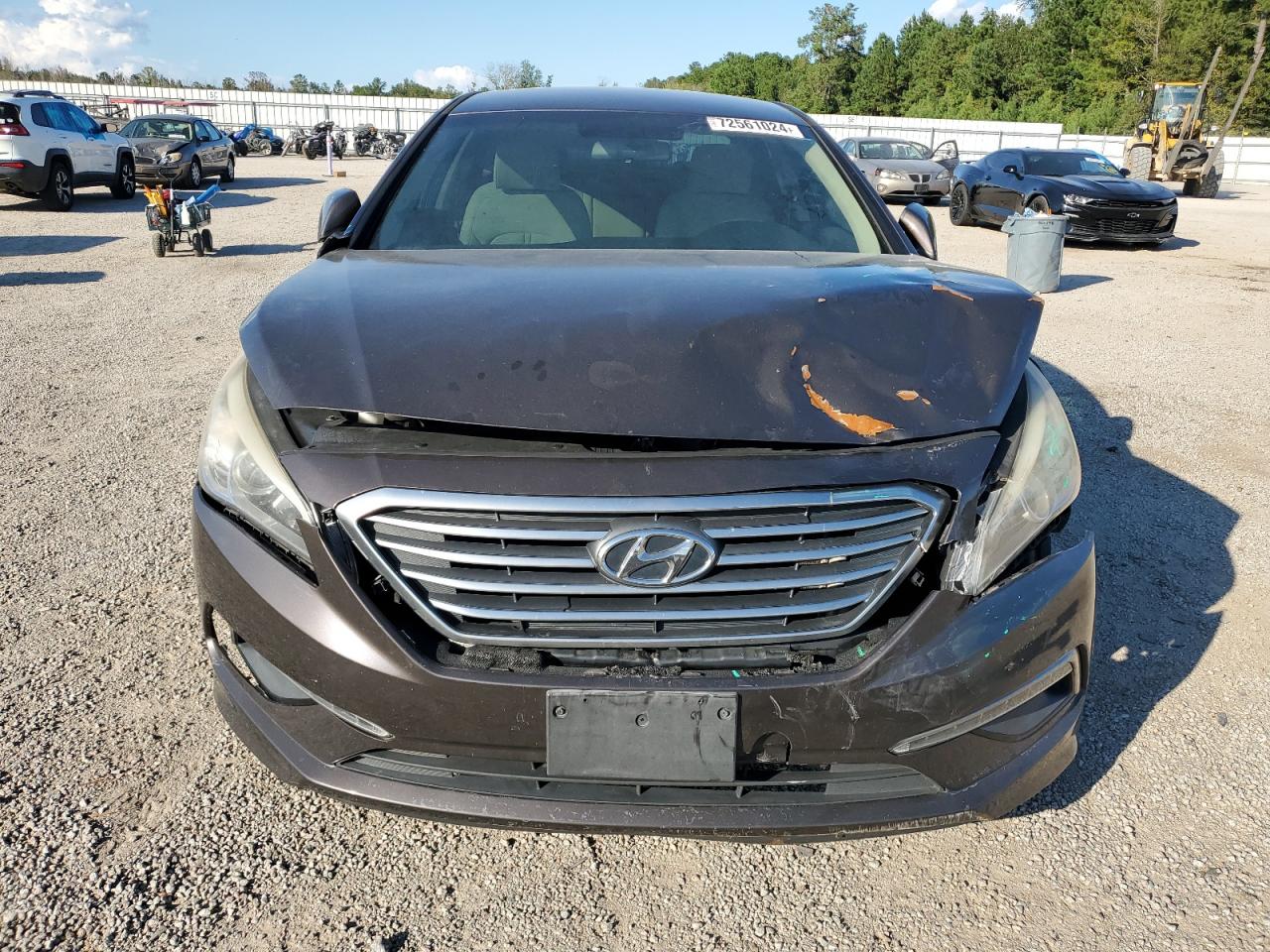 2015 Hyundai Sonata VIN 5NPE24AF8FH067399 Copart auction photo, front end damage thumbnail 5