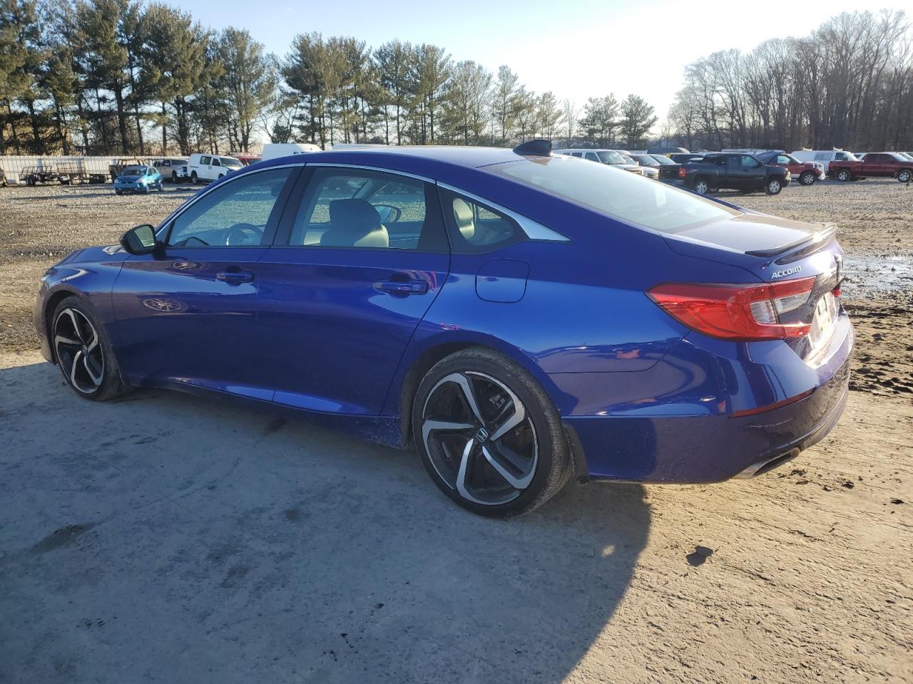 2022 Honda Accord VIN 1HGCV1F42NA054837 Copart auction photo, normal wear damage thumbnail 2