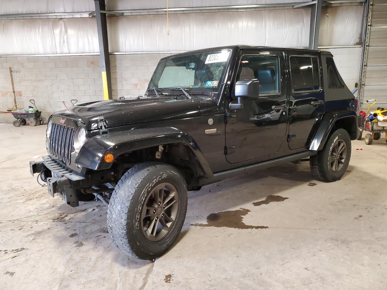 2017 Jeep Wrangler VIN 1C4BJWEG2HL554309
