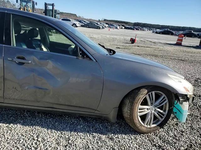 2012 Infiniti G VIN JN1CV6AP7CM626867 Copart auction photo, front end / side damage thumbnail 10