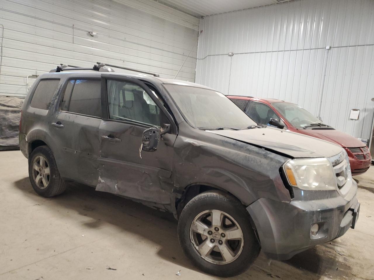 2011 Honda Pilot VIN 5FNYF4H66BB094441 Copart auction photo, side / front end damage thumbnail 4