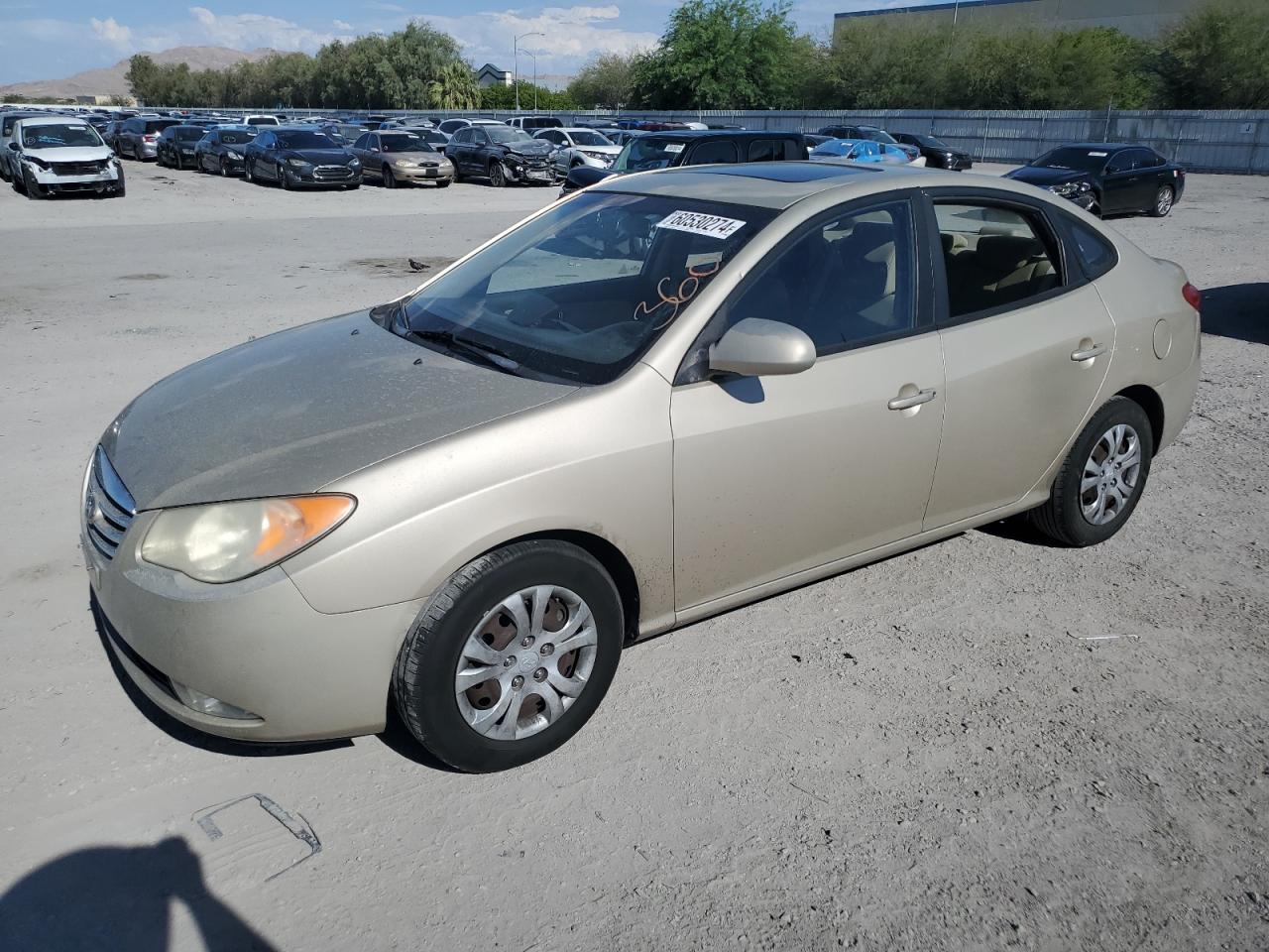 2010 Hyundai Elantra VIN KMHDU4AD7AU076139
