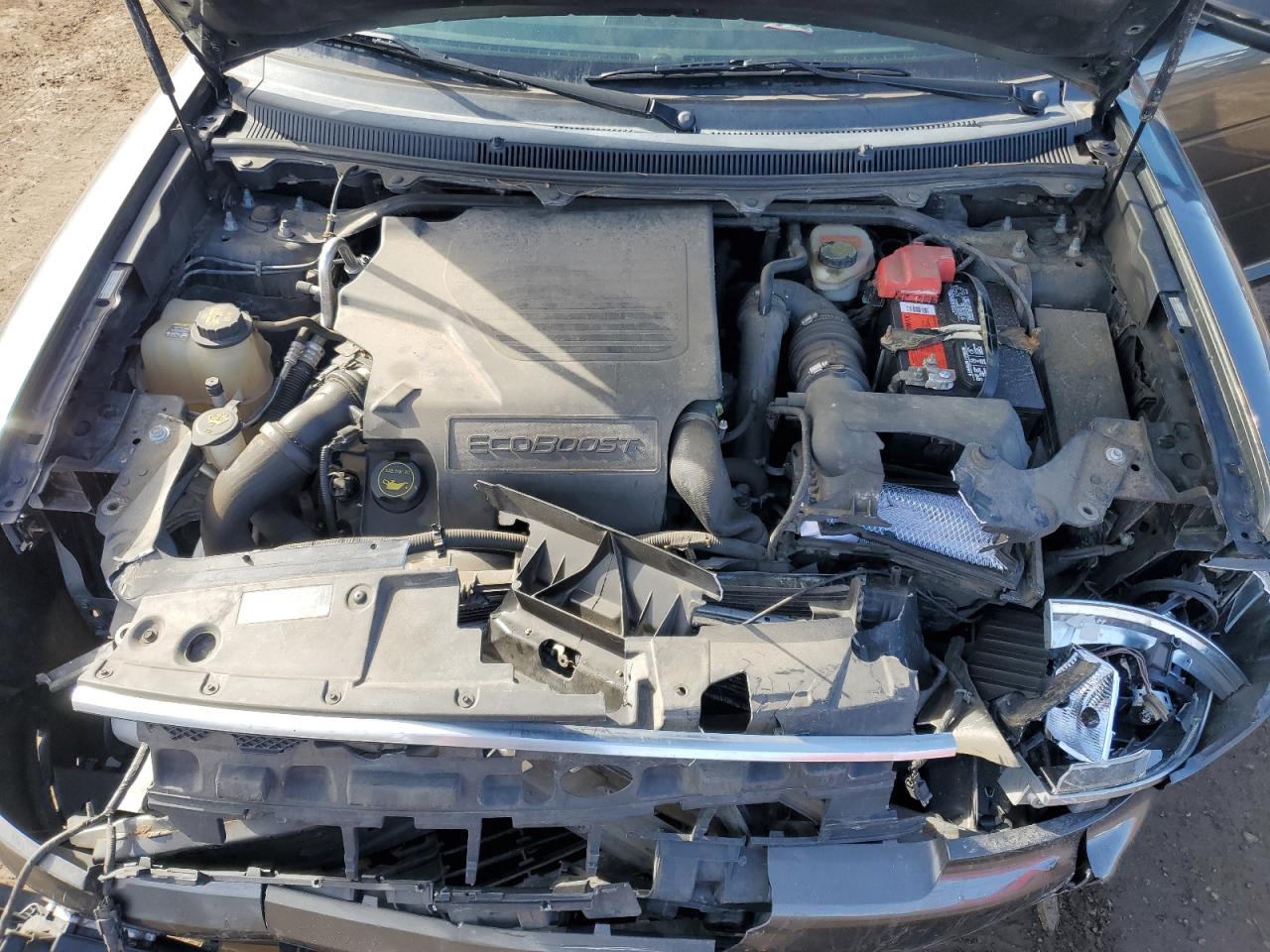 2016 Ford Flex VIN 2FMHK6DT6GBA17927 Copart auction photo, front end damage thumbnail 13