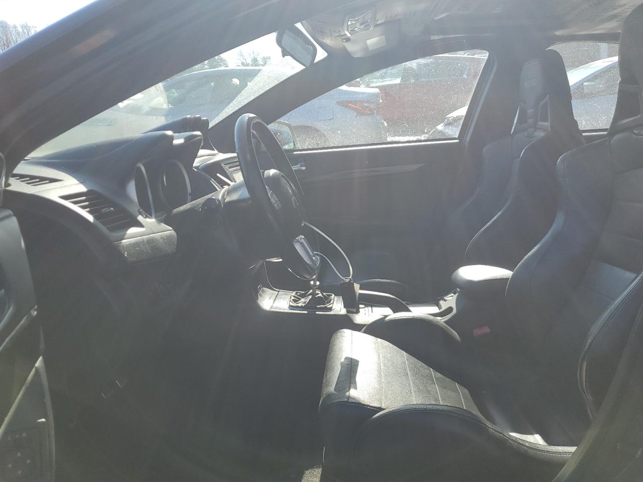 2014 Mitsubishi Lancer Evolution VIN JA32W8FV6EU010233 Copart auction photo, front end / undercarriage damage thumbnail 7