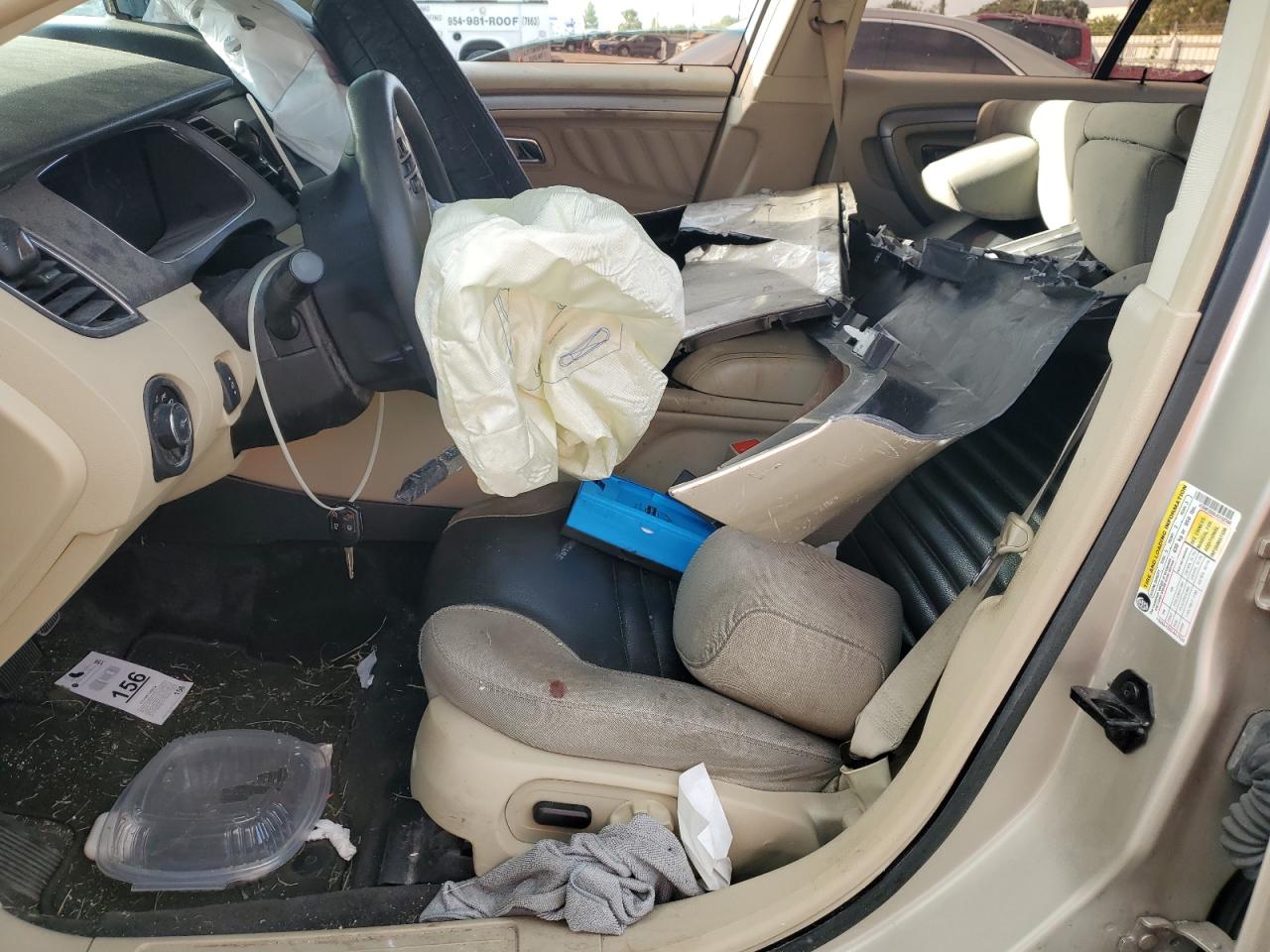 2018 Ford Taurus VIN 1FAHP2D85JG102368 Copart auction photo, all over / top/roof damage thumbnail 7