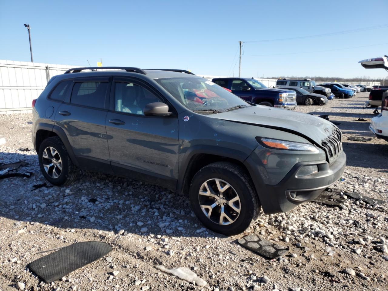 2014 Jeep Cherokee VIN 1C4PJMBS8EW308491 Copart auction photo, front end damage thumbnail 4