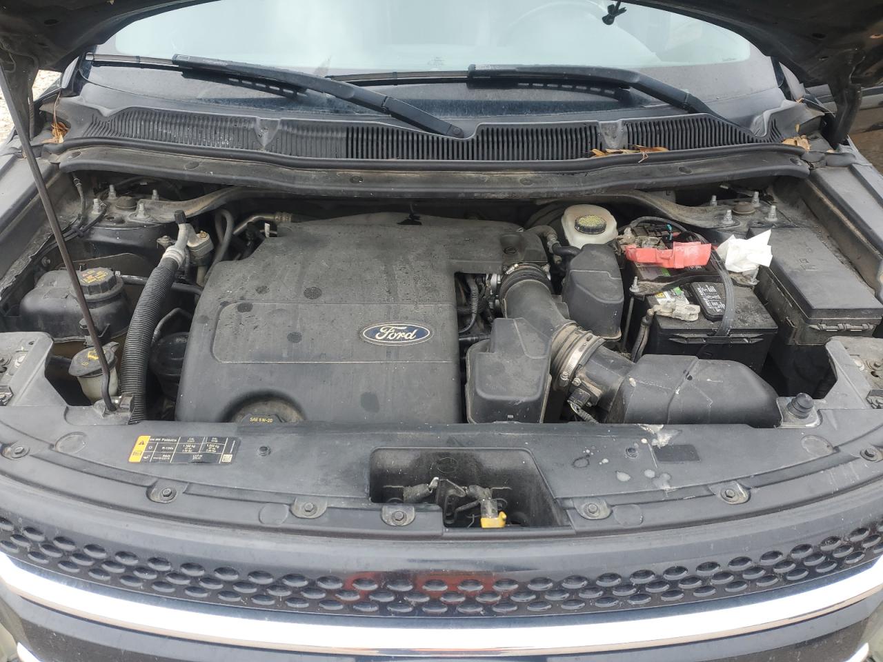 2013 Ford Explorer VIN 1FM5K7F80DGA20196 Copart auction photo, rear end damage thumbnail 13