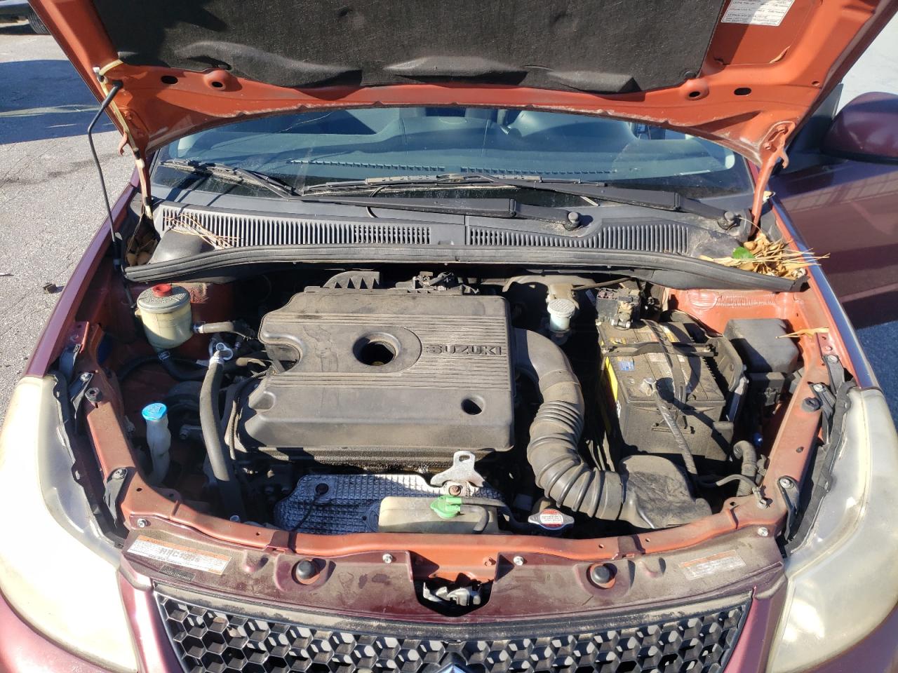 2008 Suzuki SX4 VIN JS2YC412185104339 Copart auction photo, rear end damage thumbnail 11