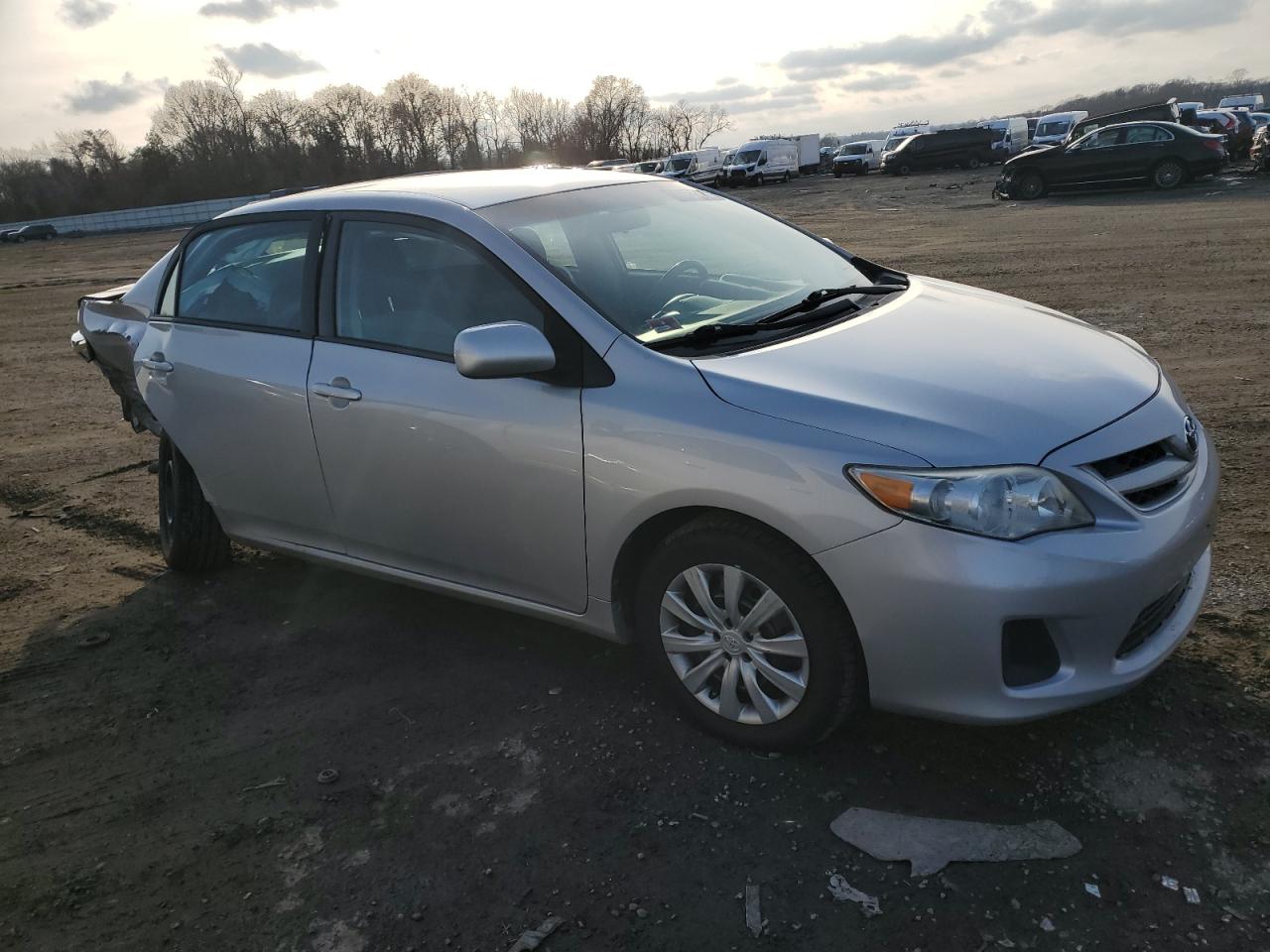 2012 Toyota Corolla VIN 2T1BU4EE1CC882945 Copart auction photo, rear end / side damage thumbnail 4