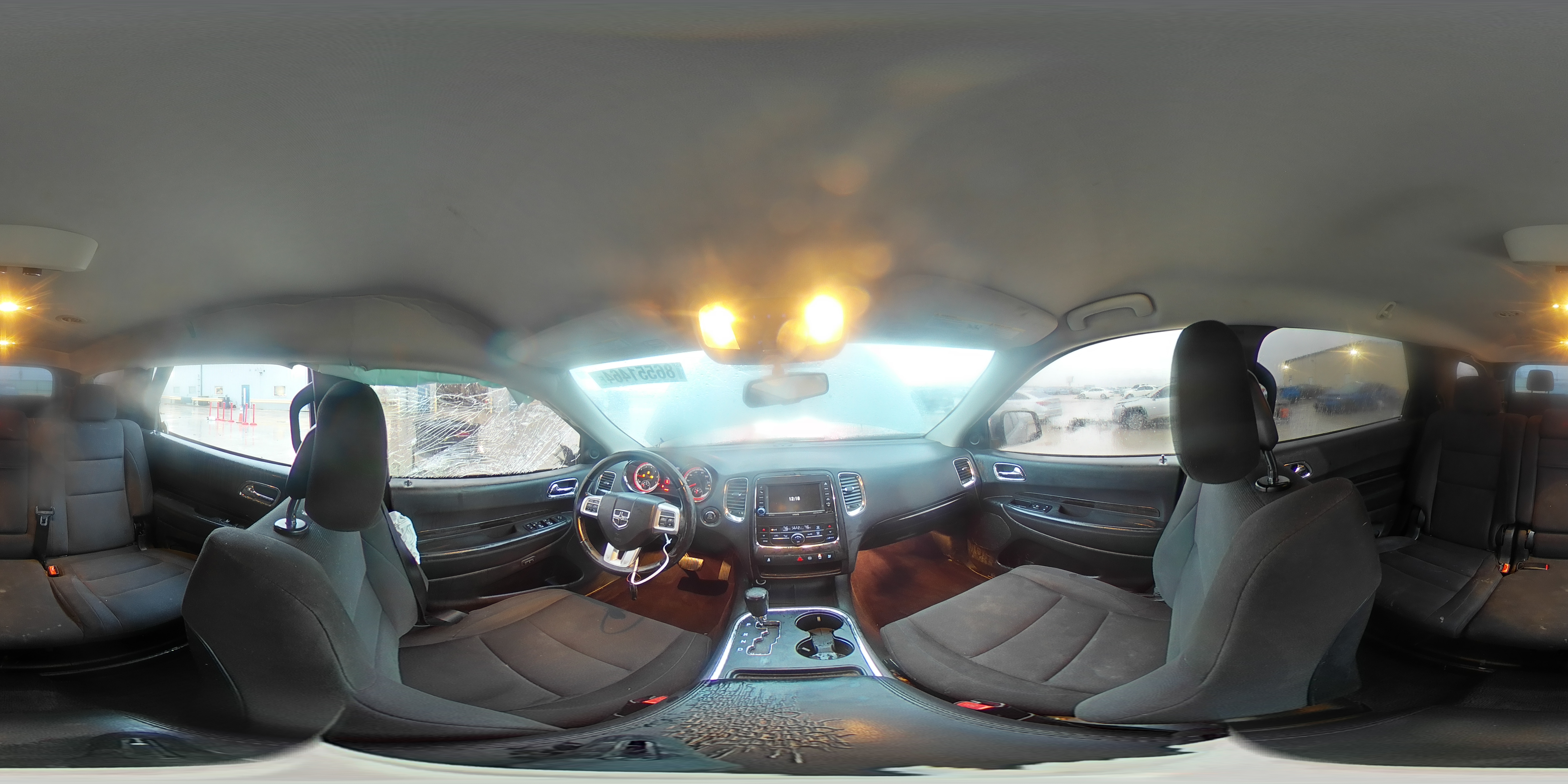 2012 Dodge Durango VIN 1C4RDJDG3CC129409 Copart auction photo, side / rear end damage thumbnail 15