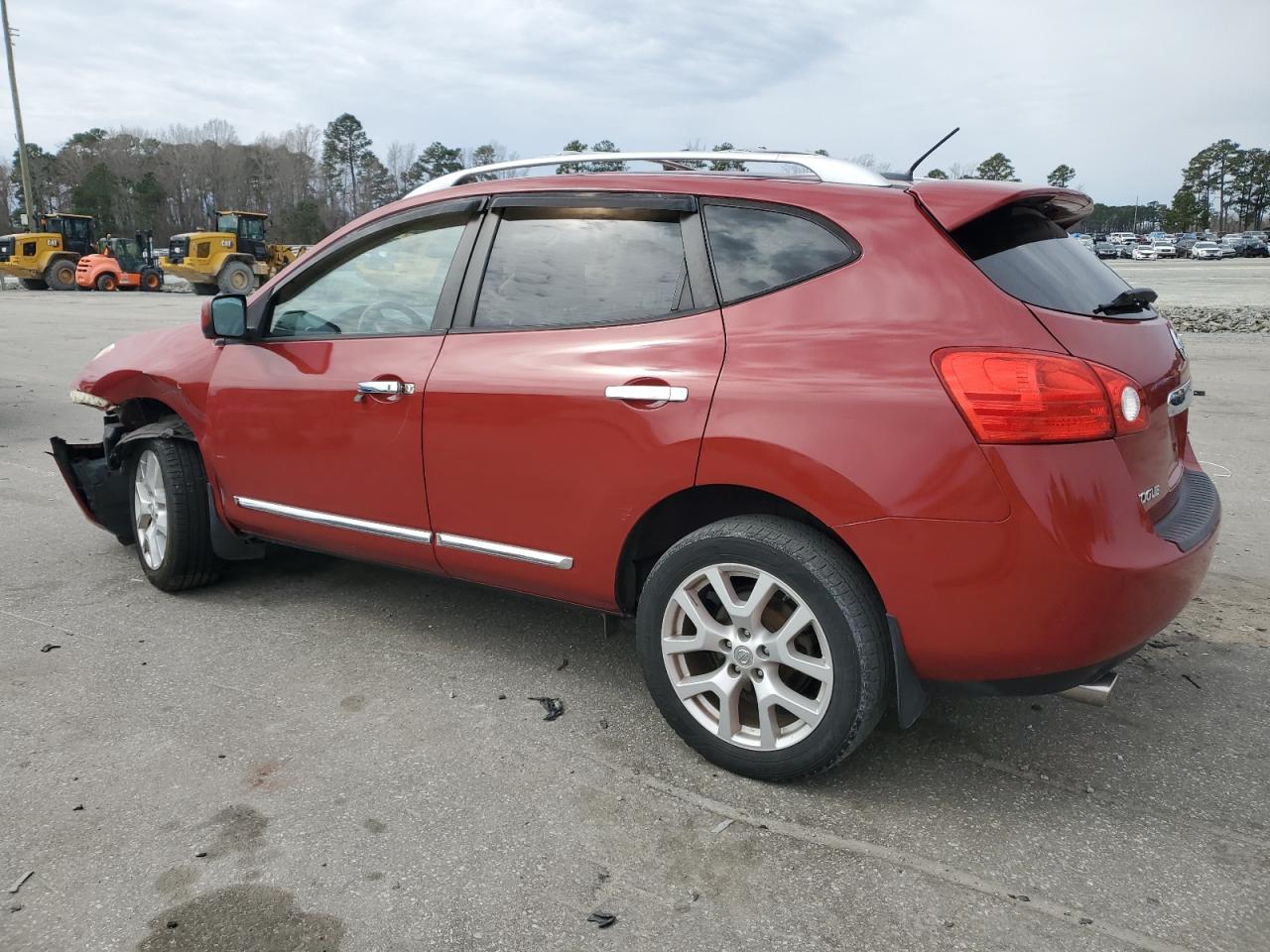 2012 Nissan Rogue VIN JN8AS5MT6CW283056 Copart auction photo, front end / side damage thumbnail 2