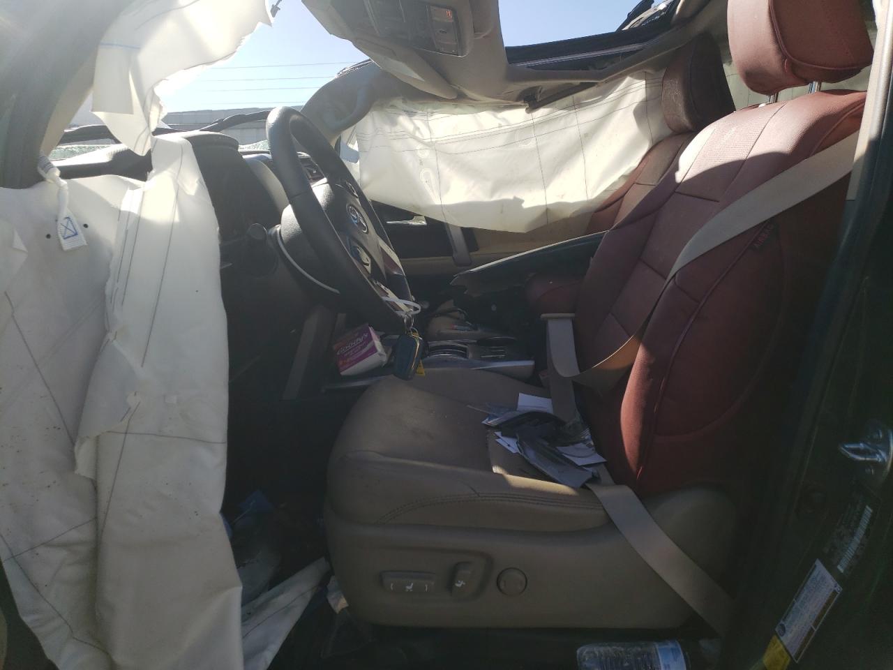 2022 Toyota 4Runner VIN JTEKU5JR0N6039145 Copart auction photo, rollover / undercarriage damage thumbnail 7