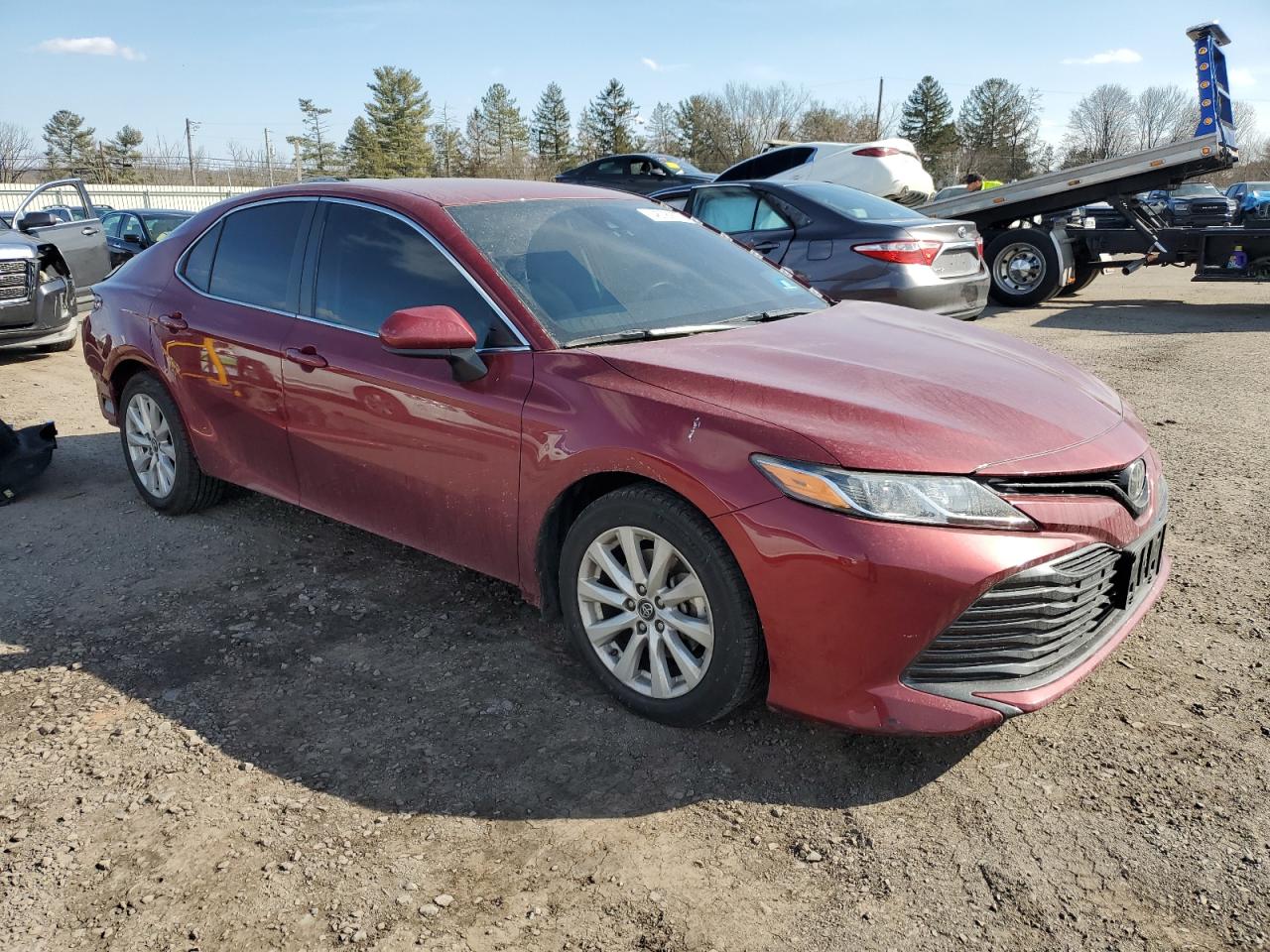 2019 Toyota Camry VIN 4T1B11HK8KU833442 Copart auction photo, rear end damage thumbnail 4