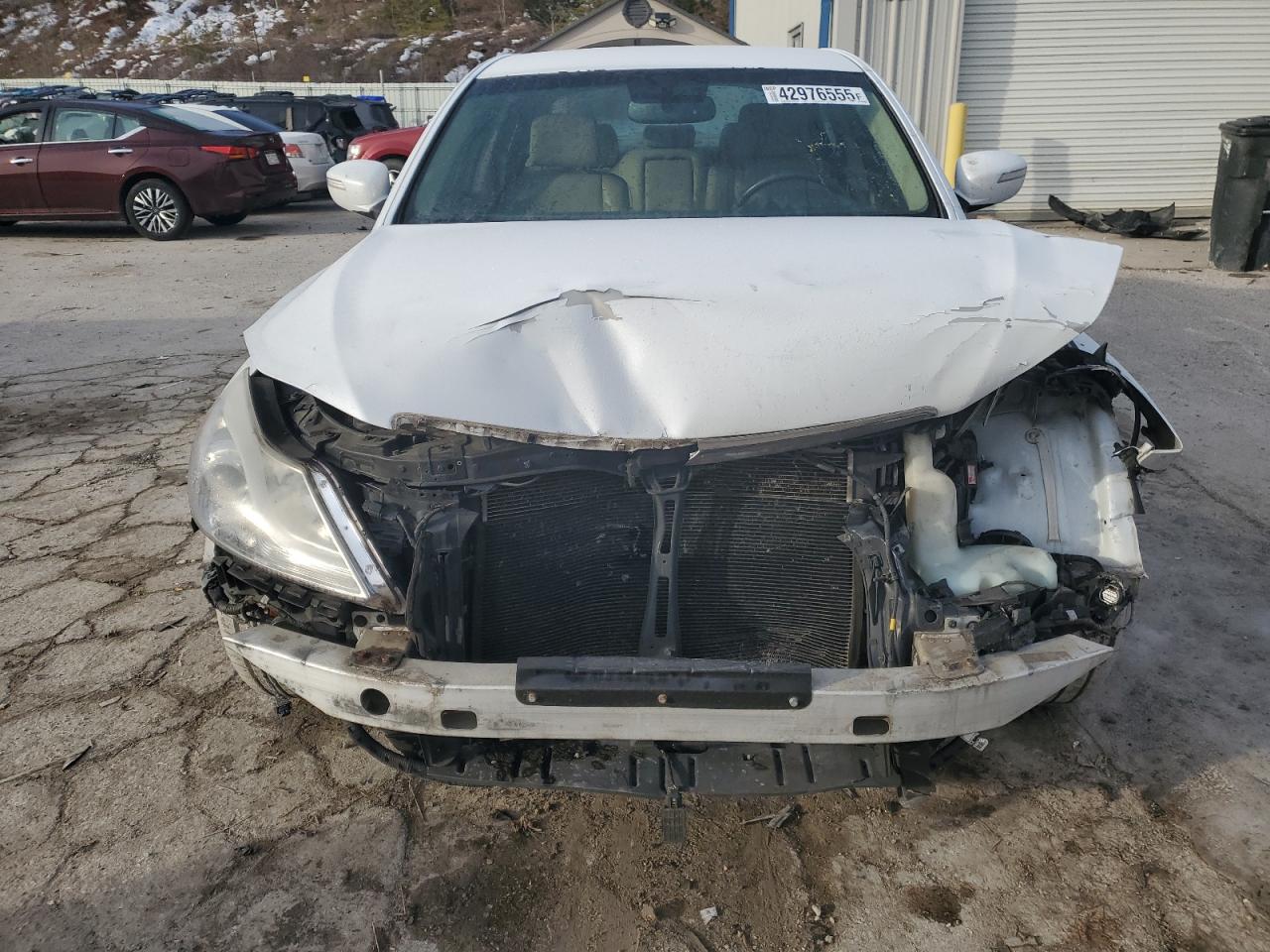 2014 Hyundai Genesis VIN KMHGC4DD7EU259753 Copart auction photo, front end damage thumbnail 5