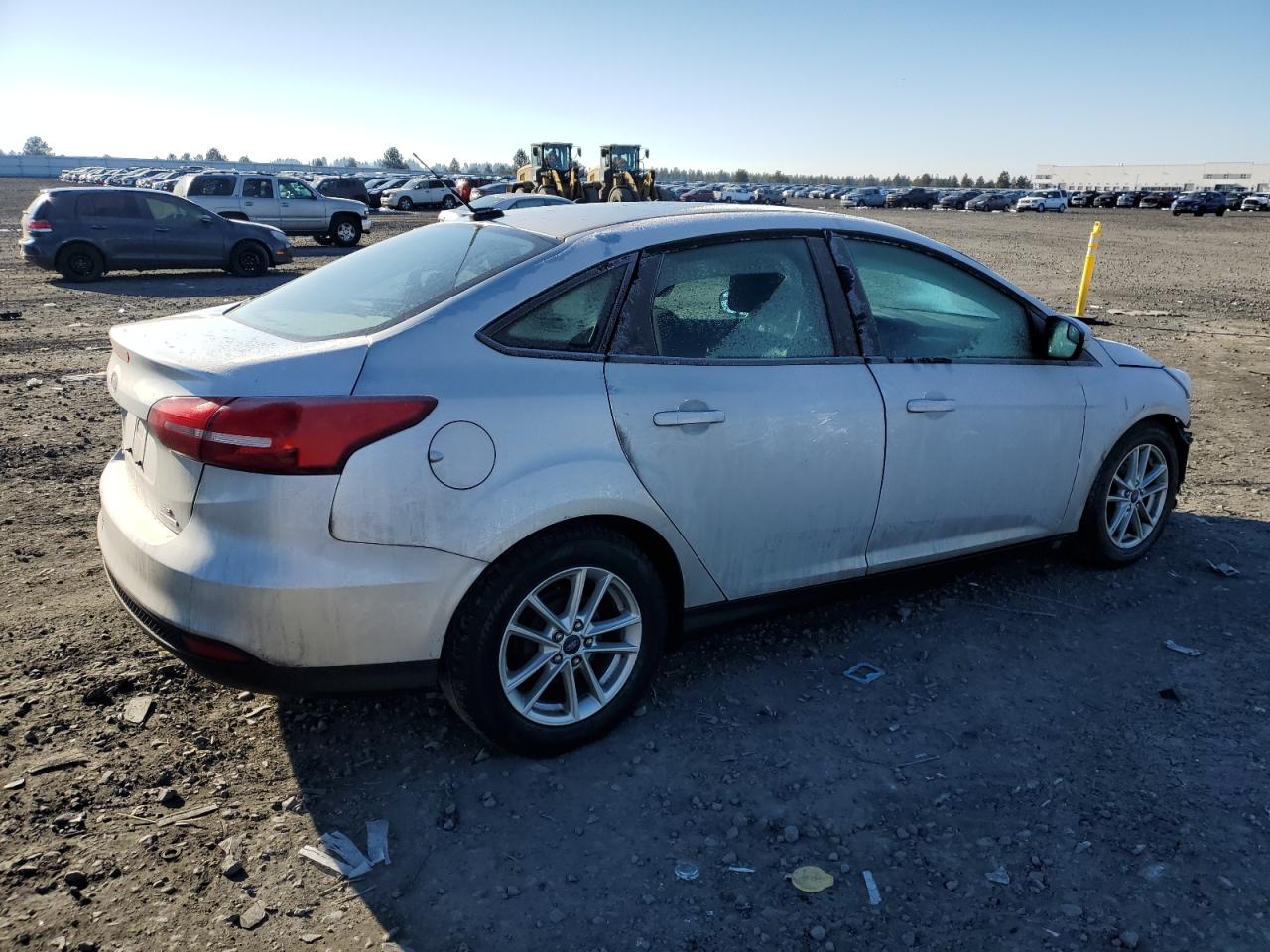 2016 Ford Focus VIN 1FADP3F2XGL255289 Copart auction photo, front end / side damage thumbnail 3