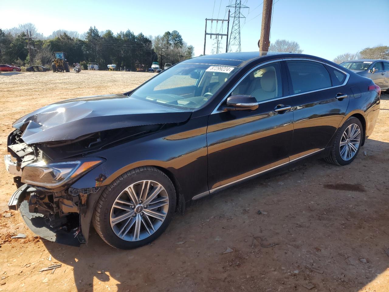 2019 Genesis G80 VIN KMTFN4JE9KU320203