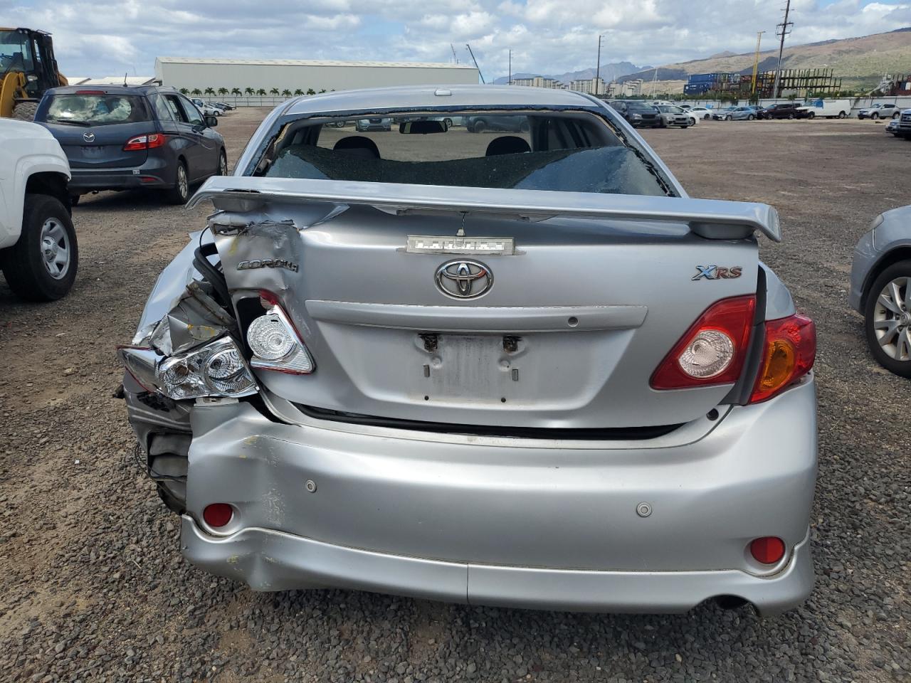 2009 Toyota Corolla VIN 1NXBE40E69Z139144 Copart auction photo, rear end / side damage thumbnail 6