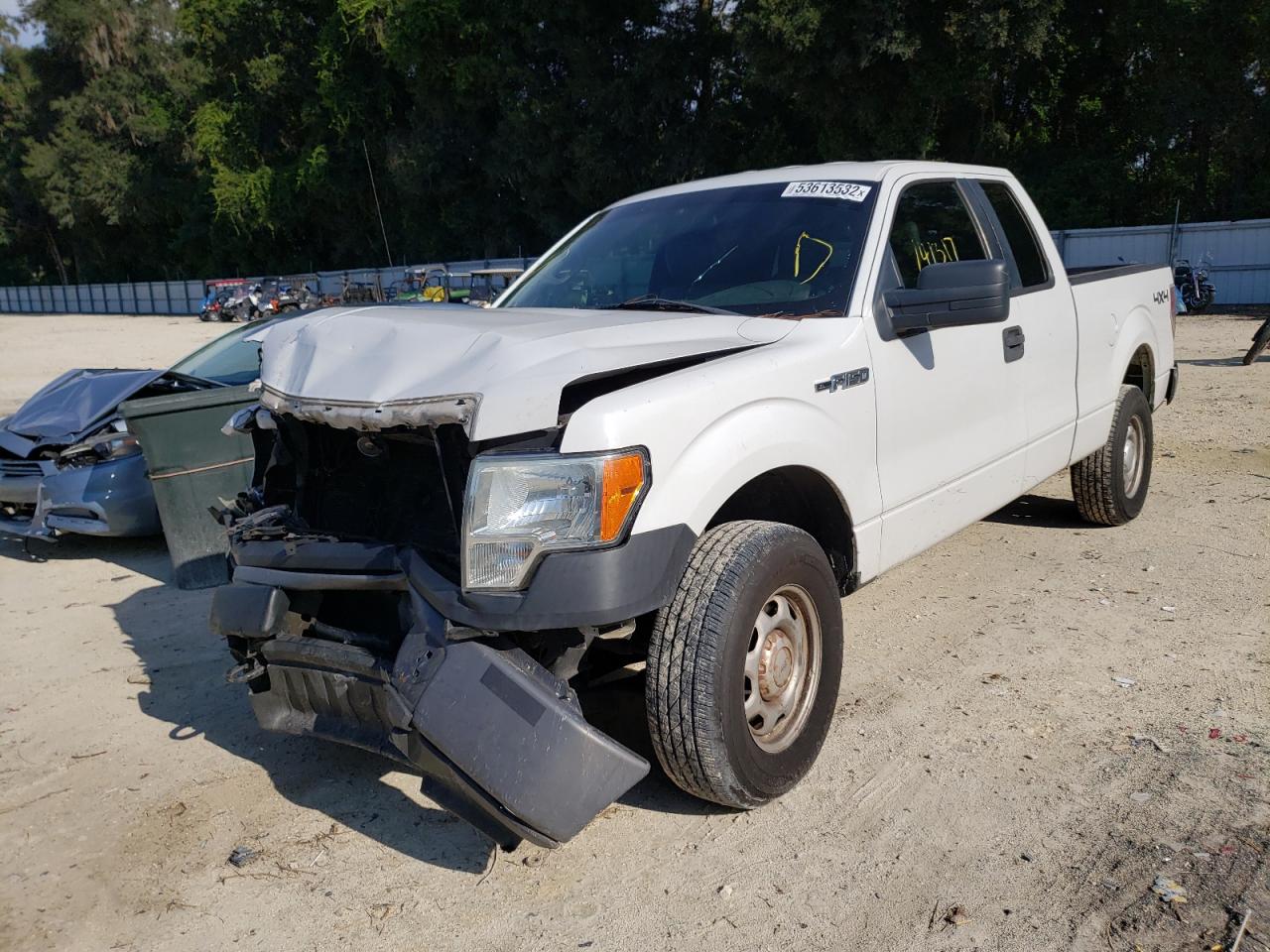 2013 Ford F-150 VIN 1FTEX1EM4DFC14009 Copart auction photo, front end damage thumbnail 2