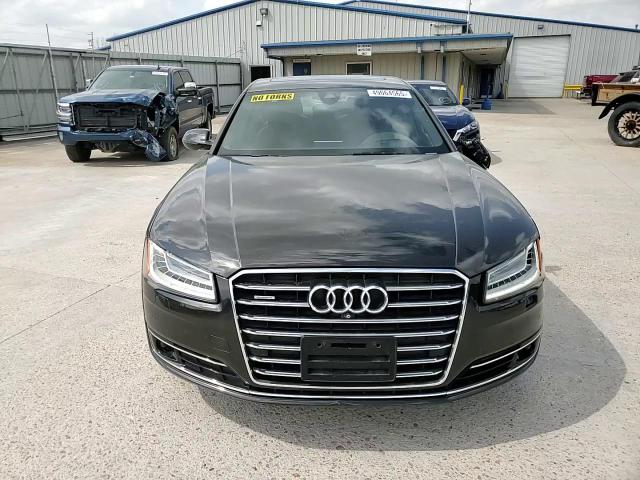 2015 Audi A8 VIN WAU3GAFD2FN009638 Copart auction photo, side damage thumbnail 10