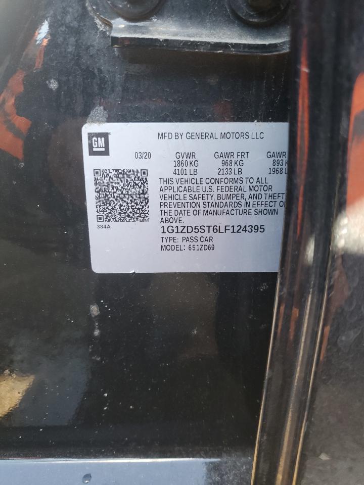 2020 Chevrolet Malibu VIN 1G1ZD5ST6LF124395 Copart auction photo, side / undercarriage damage thumbnail 12