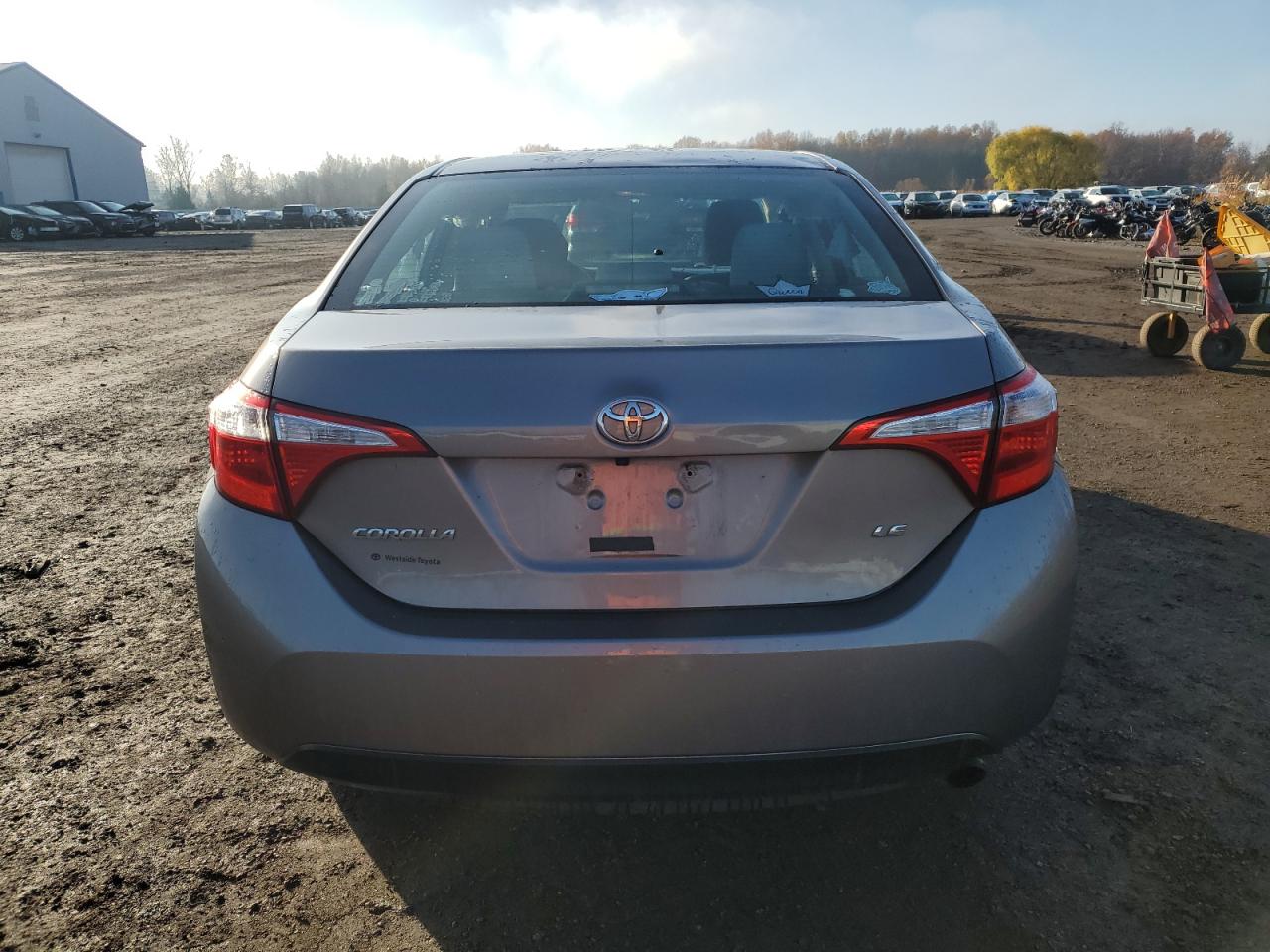 2016 Toyota Corolla VIN 2T1BURHE3GC710267 Copart auction photo, front end damage thumbnail 6