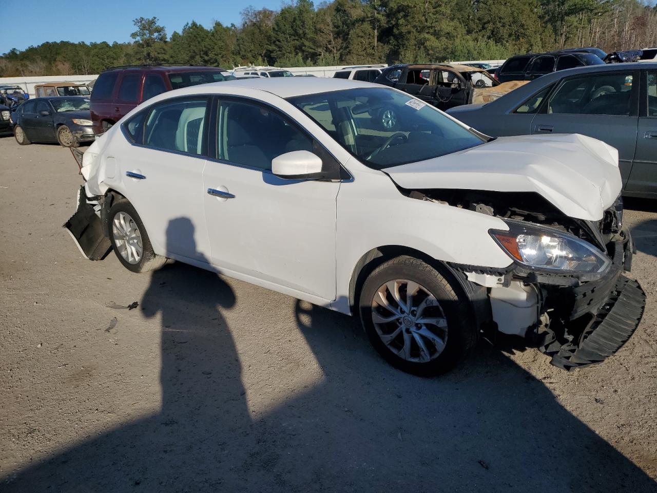 2019 Nissan Sentra VIN 3N1AB7AP7KY365077 Copart auction photo, front end / rear end damage thumbnail 4