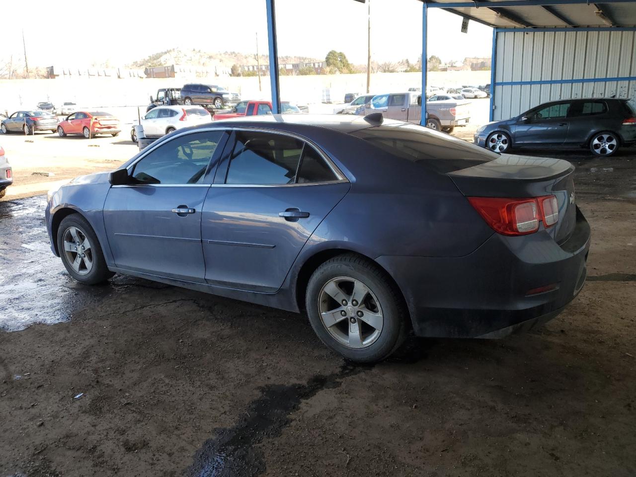 2013 Chevrolet Malibu VIN 1G11B5SA8DF179725 Copart auction photo, side / rear end damage thumbnail 2