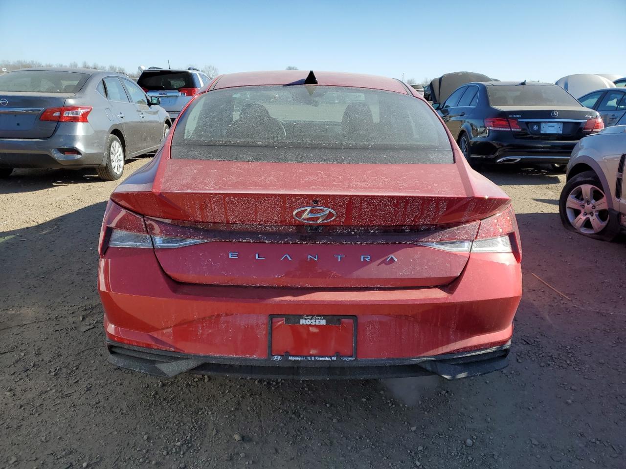 2023 Hyundai Elantra VIN 5NPLS4AG4PH115675 Copart auction photo, front end damage thumbnail 6