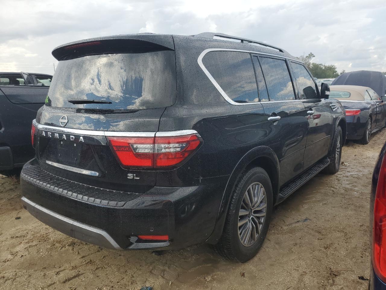 2021 Nissan Armada VIN JN8AY2BB7M9794363 Copart auction photo, water/flood damage thumbnail 3