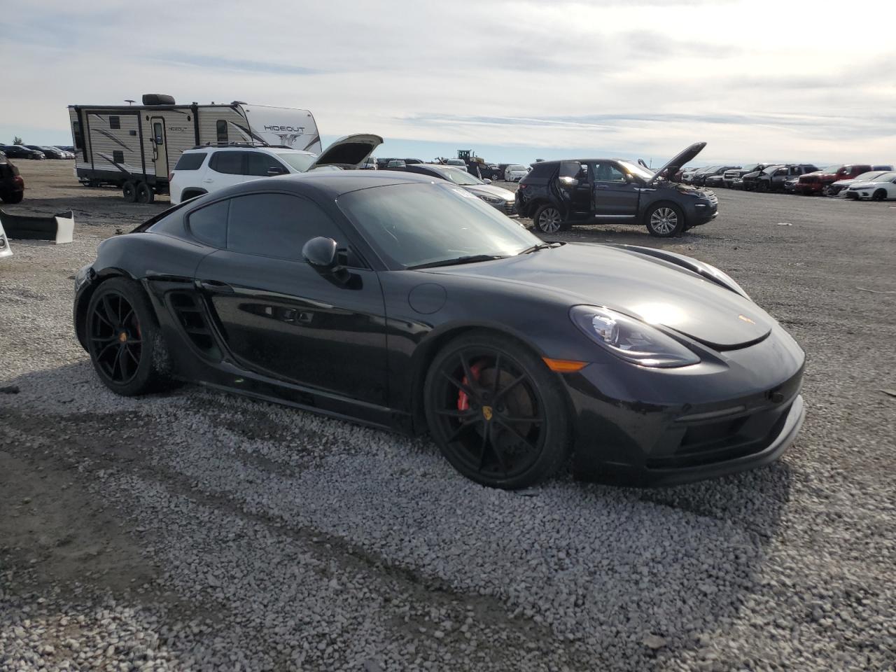 2019 Porsche Cayman VIN WP0AB2A89KS278644 Copart auction photo, rear end damage thumbnail 4