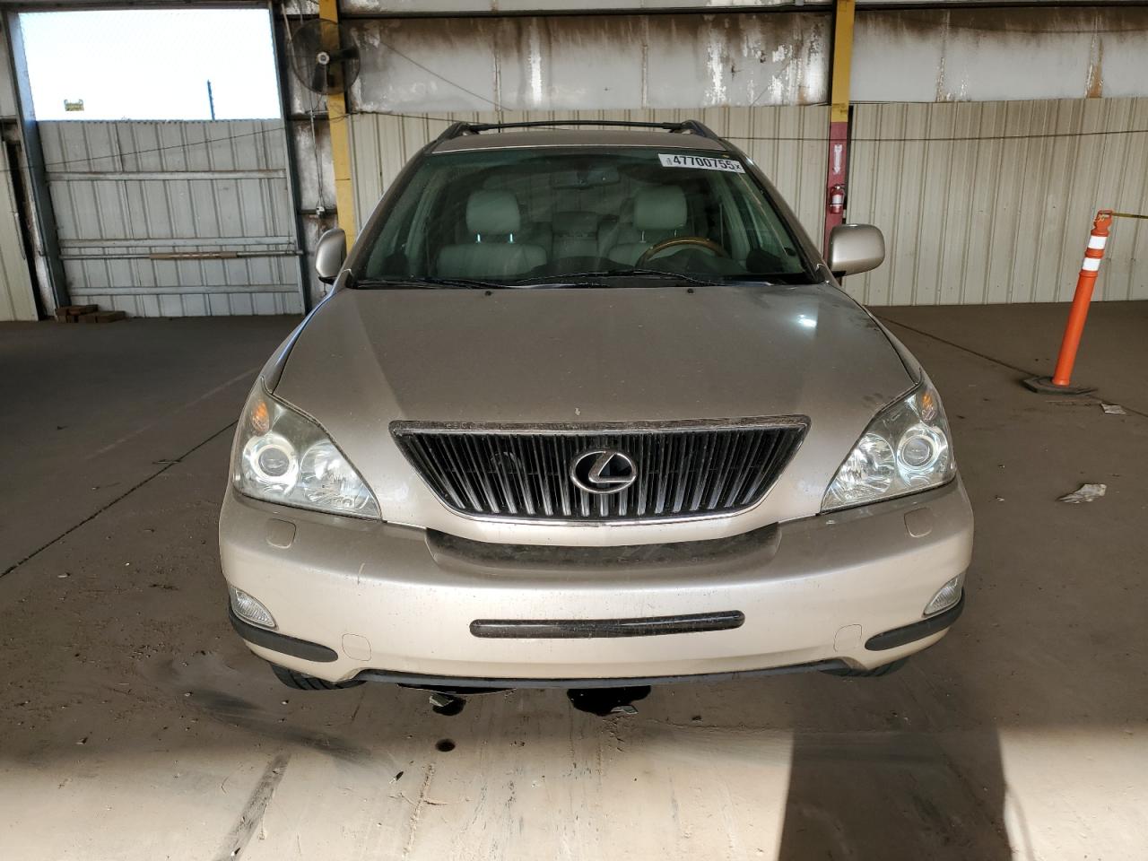 2007 Lexus RX VIN 2T2HK31U87C043786 Copart auction photo, mechanical / minor dent/scratches damage thumbnail 5