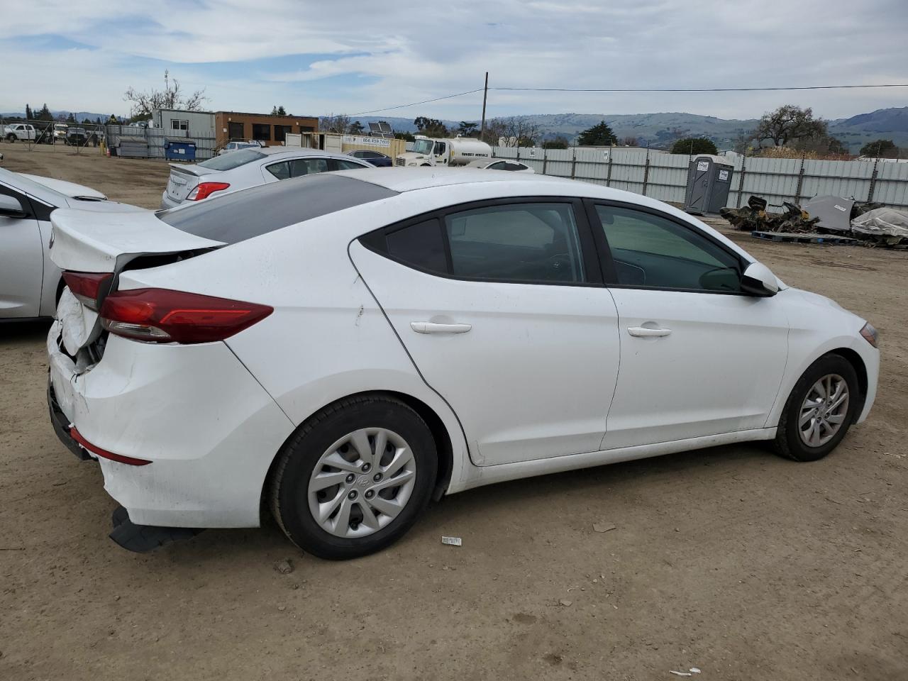 2018 Hyundai Elantra VIN 5NPD74LF5JH355772 Copart auction photo, rear end damage thumbnail 3