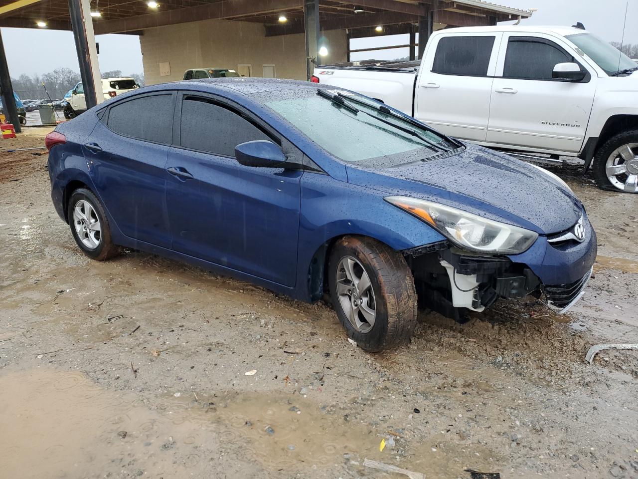 2015 Hyundai Elantra VIN 5NPDH4AE7FH588938 Copart auction photo, rollover damage thumbnail 4
