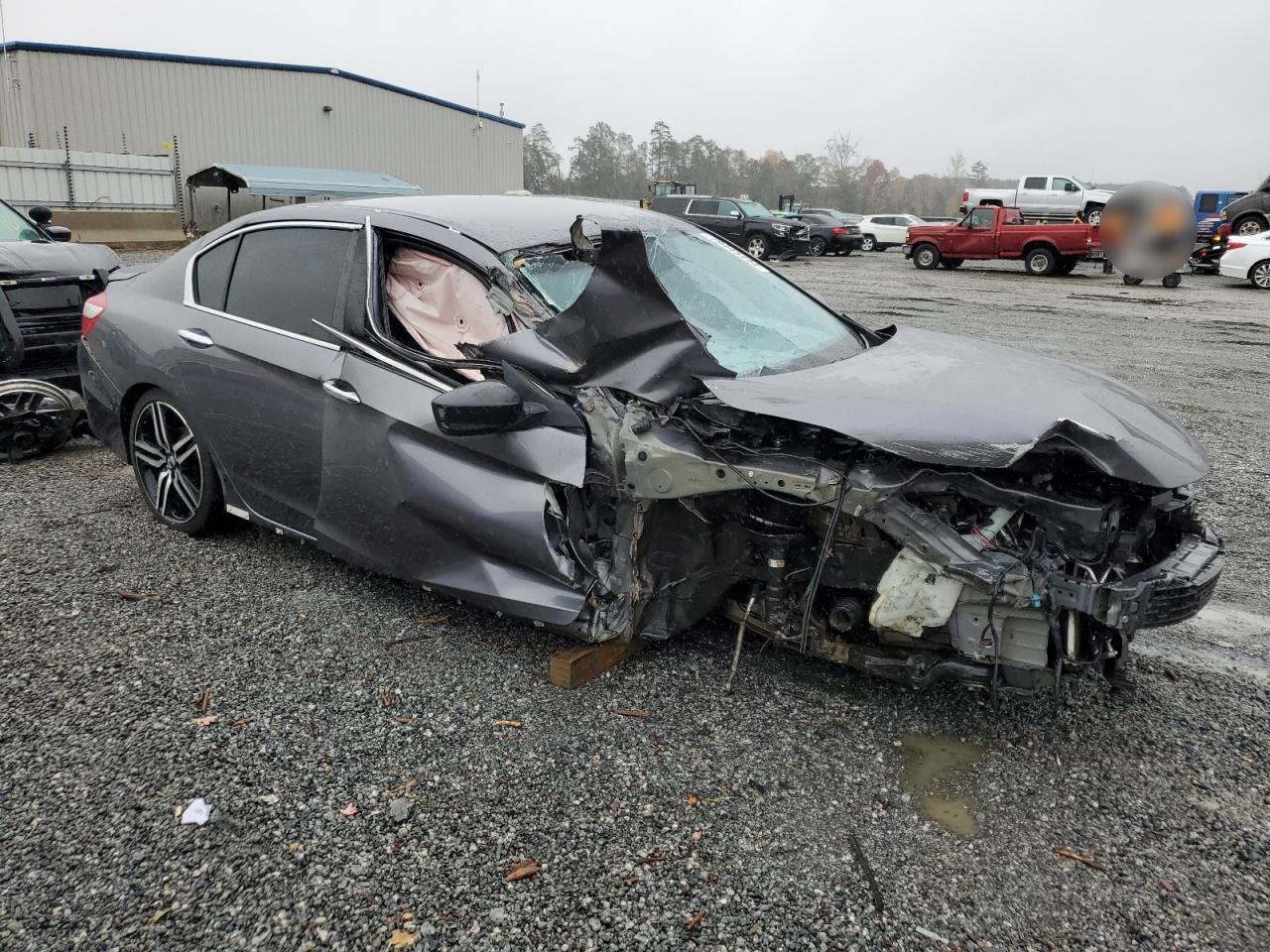 2017 Honda Accord VIN 1HGCR2F59HA108576 Copart auction photo, all over damage thumbnail 4