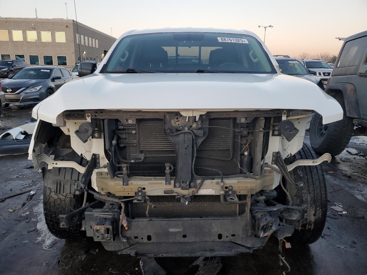 2018 Nissan Titan VIN 1N6AA1EJ1JN537115 Copart auction photo, front end / side damage thumbnail 5