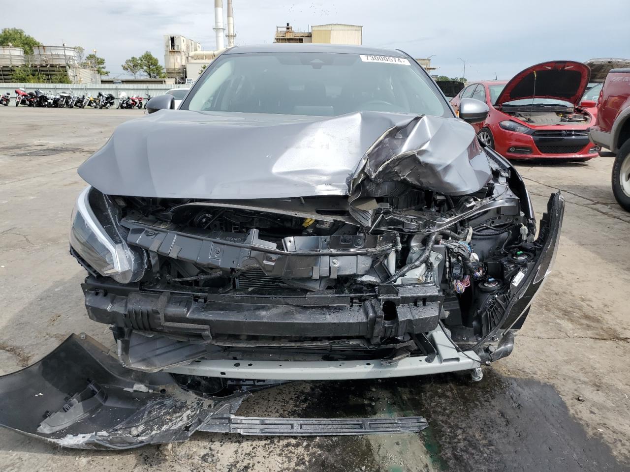 2024 Nissan Sentra VIN 3N1AB8CVXRY286837 Copart auction photo, front end / side damage thumbnail 5