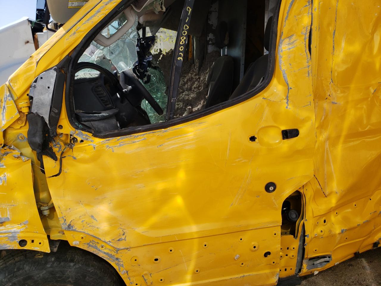 2021 Ford Transit VIN 1FTBR1X85MKA08184 Copart auction photo, all over damage thumbnail 7