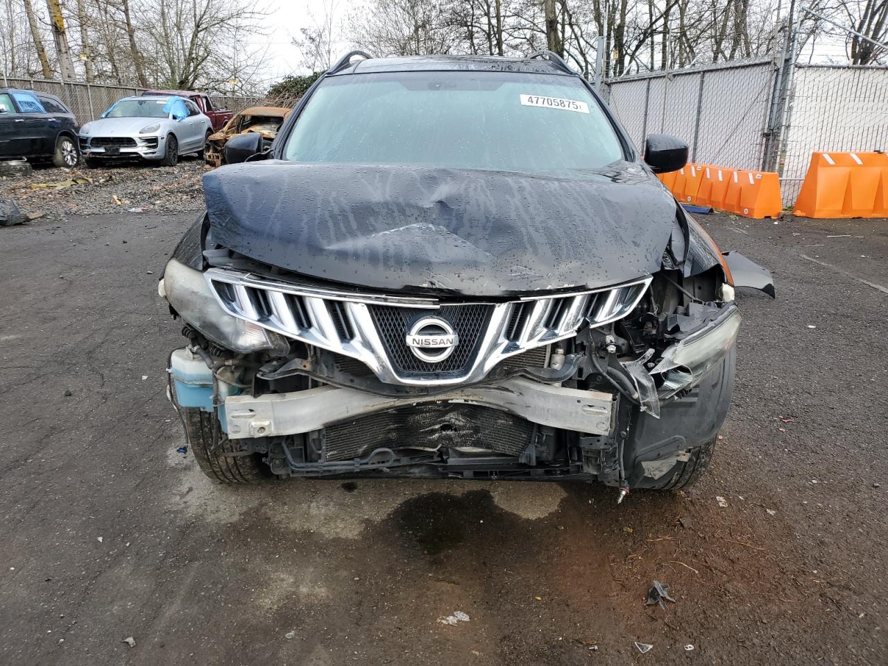 2009 Nissan Murano VIN JN8AZ18W69W137547 Copart auction photo, front end damage thumbnail 5