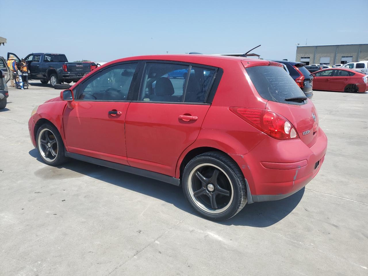 2007 Nissan Versa VIN 3N1BC13E47L376262 Copart auction photo, front end / side damage thumbnail 2