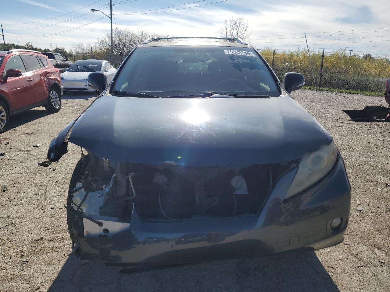 2011 Lexus RX VIN 2T2ZK1BA6BC046529 Copart auction photo, front end / minor dent/scratches damage thumbnail 5