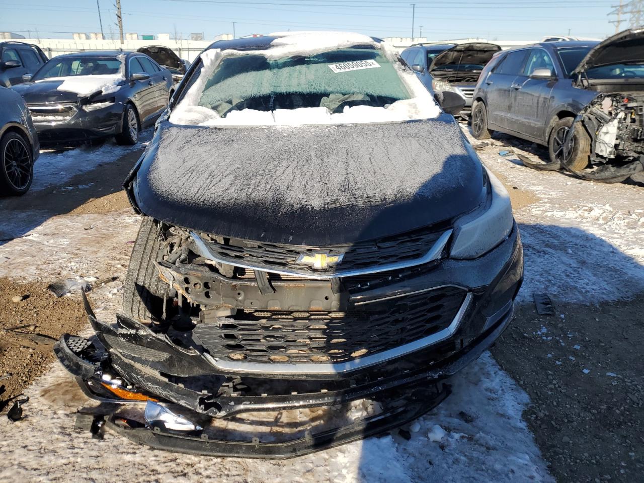 2018 Chevrolet Cruze VIN 3G1BE6SM0JS638684 Copart auction photo, all over damage thumbnail 5