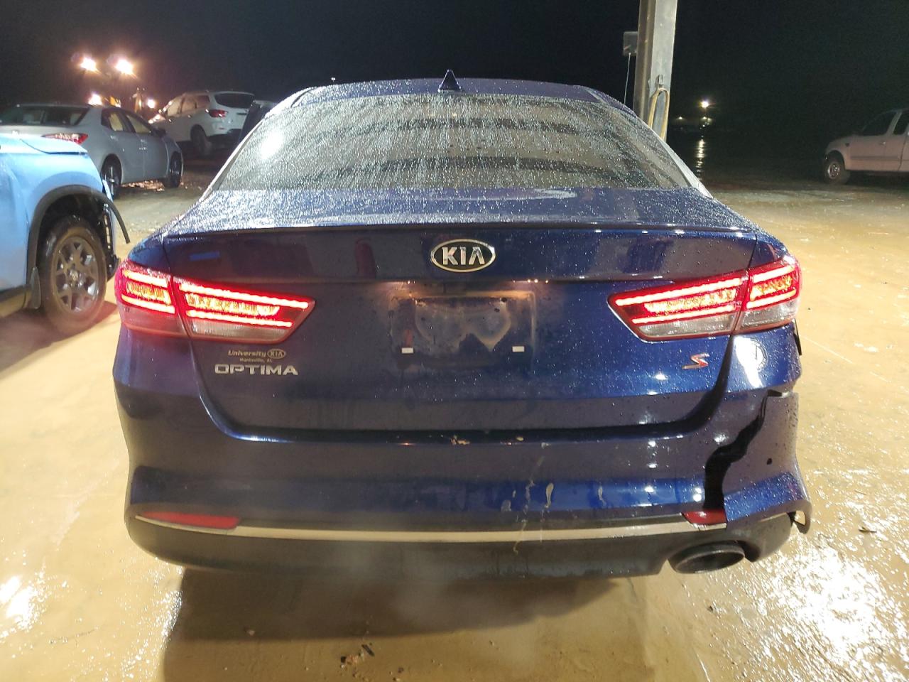 2018 KIA Optima VIN 5XXGT4L31JG229435 Copart auction photo, rear end / side damage thumbnail 6