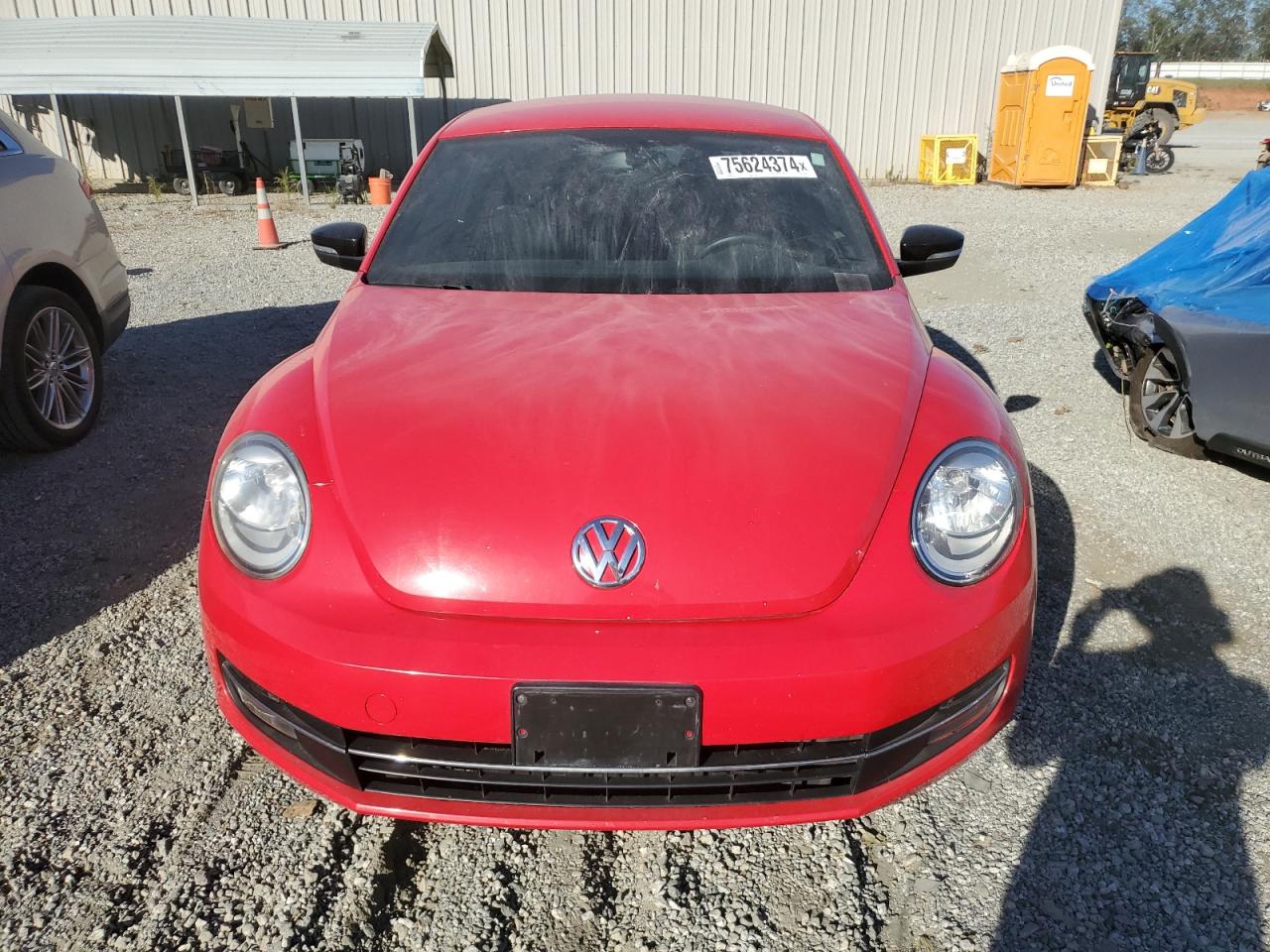 2012 Volkswagen Beetle VIN 3VWVA7AT5CM609295 Copart auction photo, water/flood damage thumbnail 5