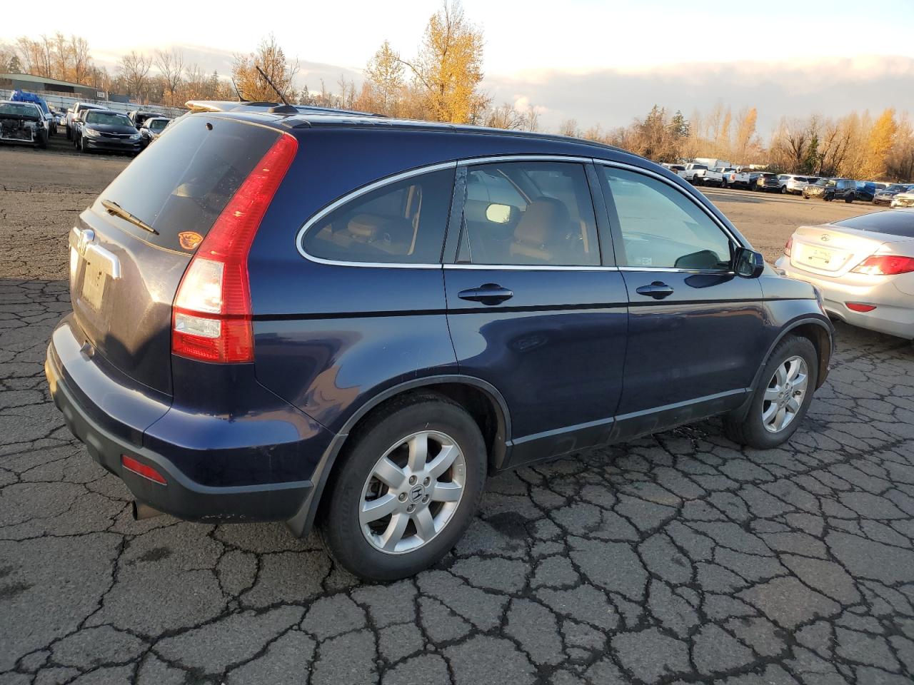 2008 Honda CR-V VIN 5J6RE48708L028449 Copart auction photo, front end damage thumbnail 3