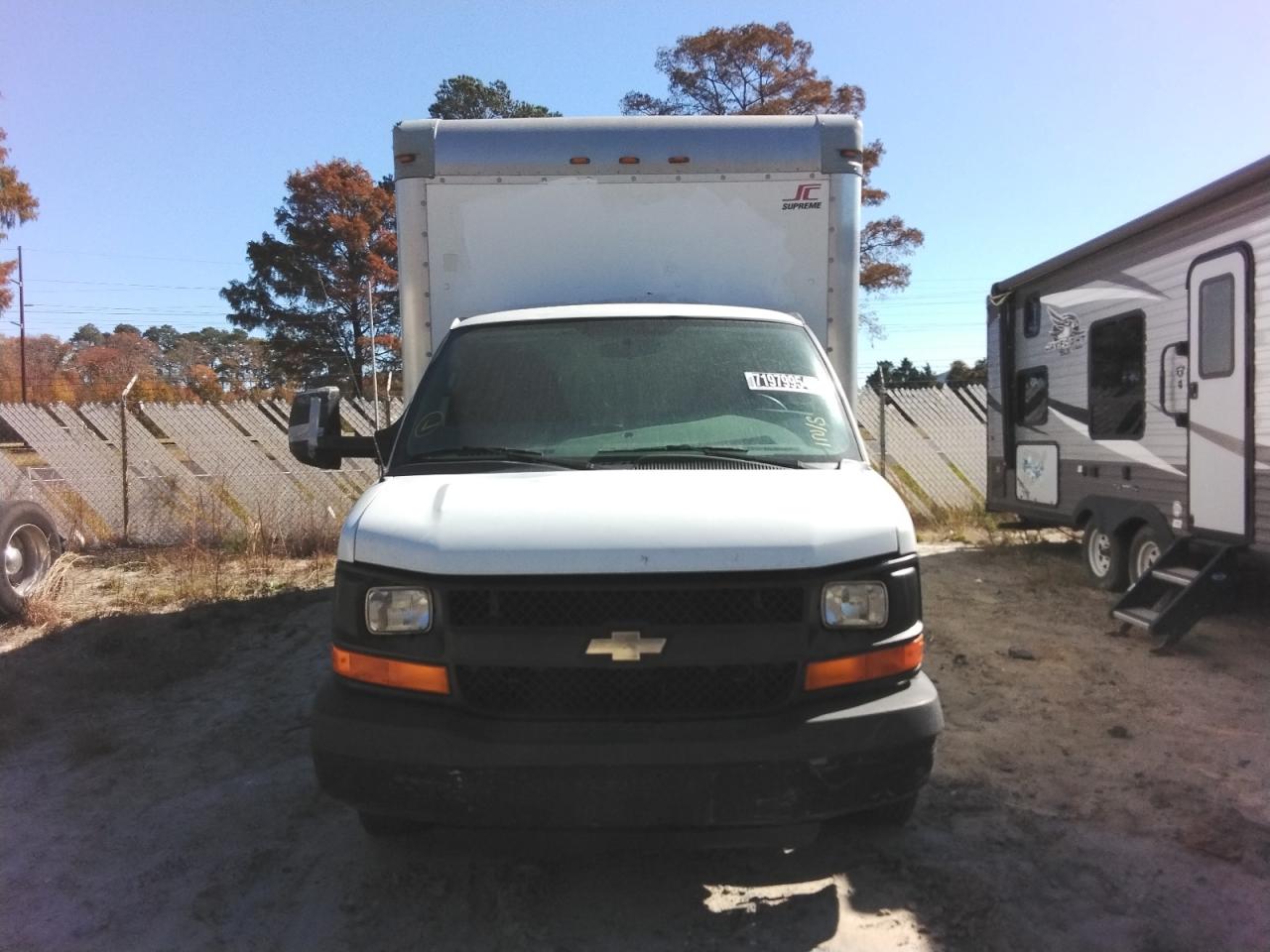 2014 Chevrolet Express VIN 1GB3G4CG9E1202933 Copart auction photo, side damage thumbnail 5